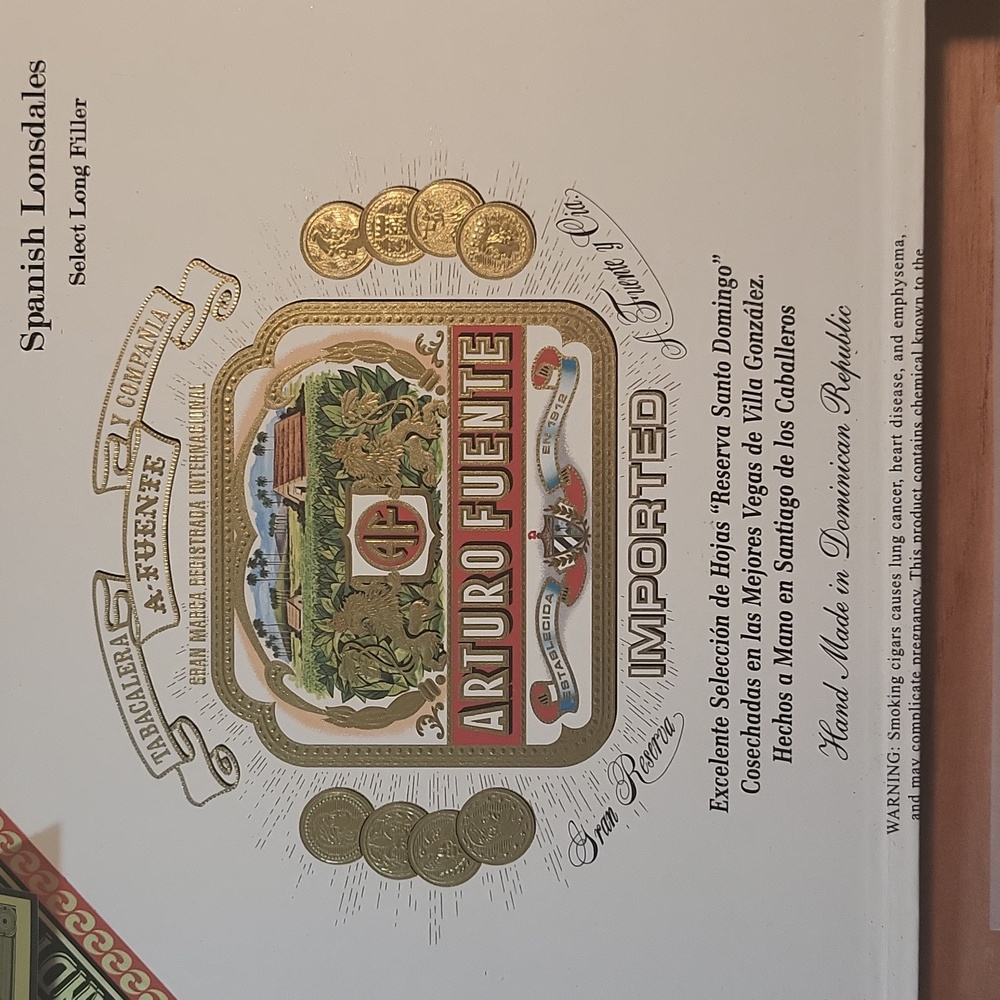 Pre-owned Empty Arturo Fuente Cigar Boxes (2) - Picture 12 of 16